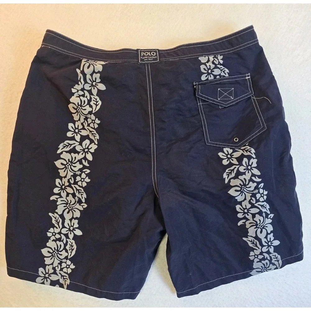 Vintage Ralph Lauren Polo Sport Floral Board Shorts Men's Size 36 Surfwear